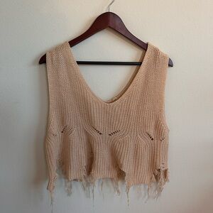 Boho sweater top